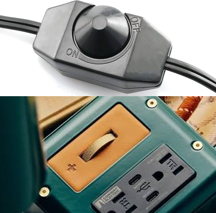Rotary Dimmer Switch with On / Off capacity