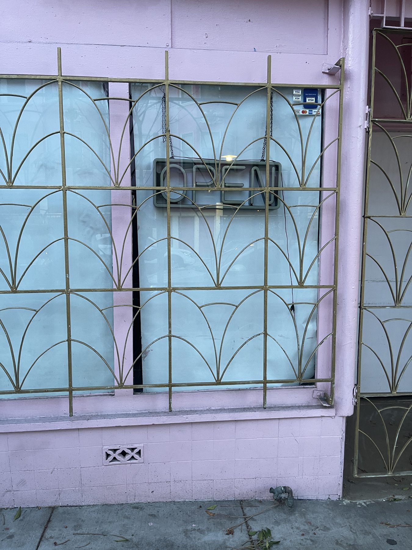 Security Grate, both decorative and functional
