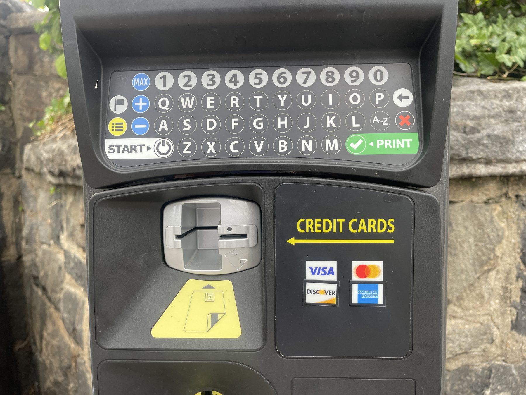 Parking ticket machine
