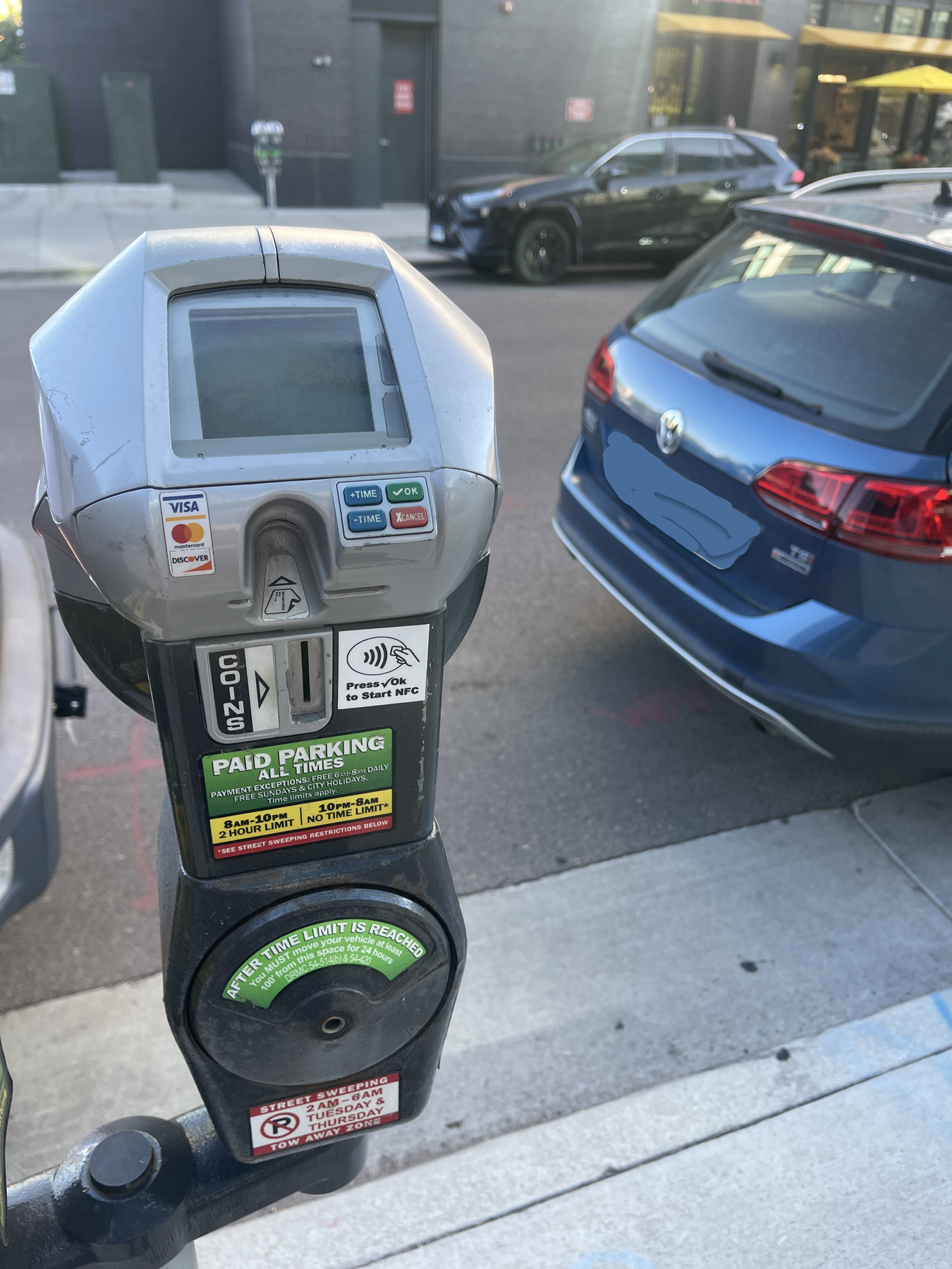 Parking ticket machine