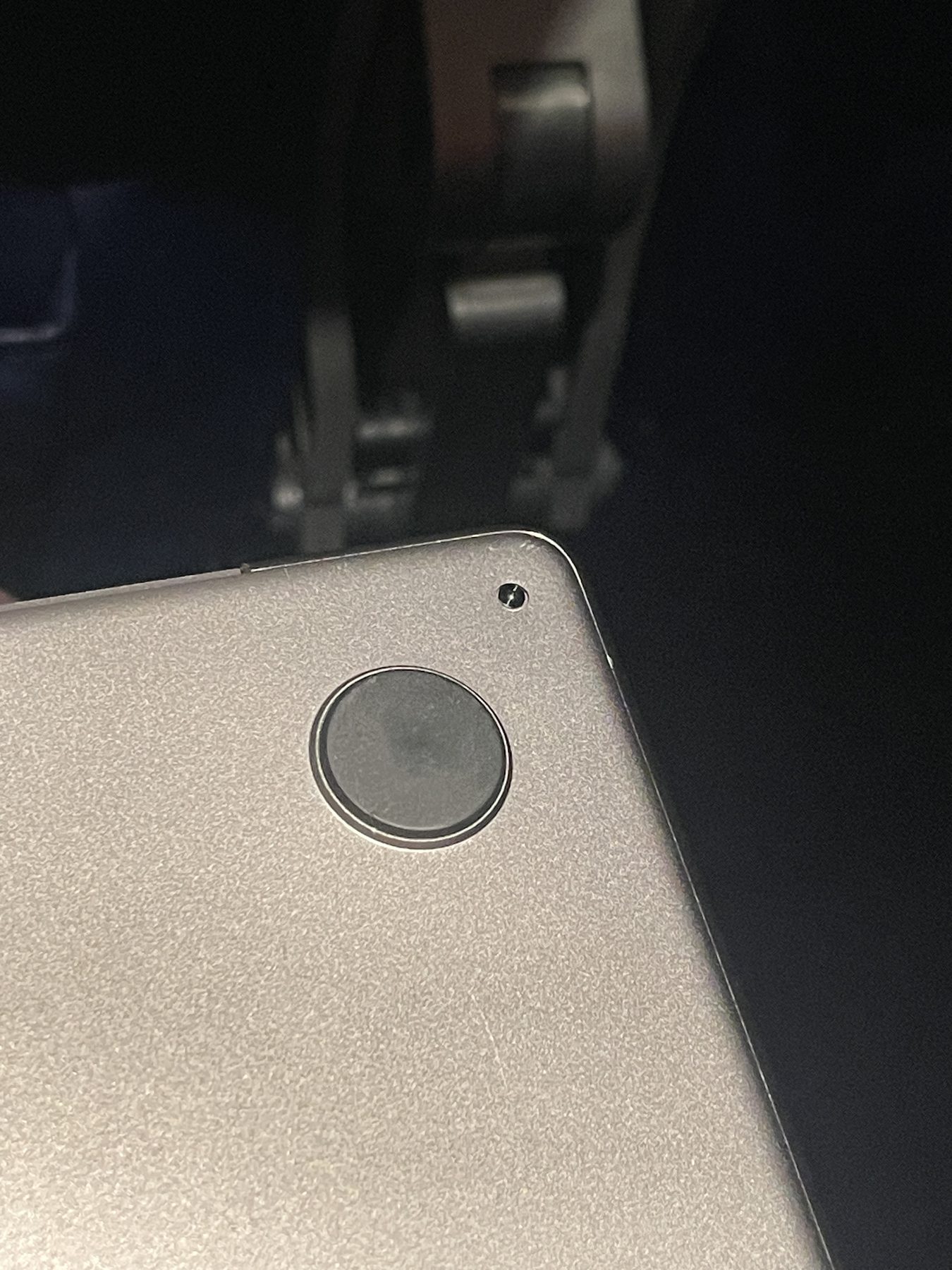 Rubber foot on a Macbook Pro