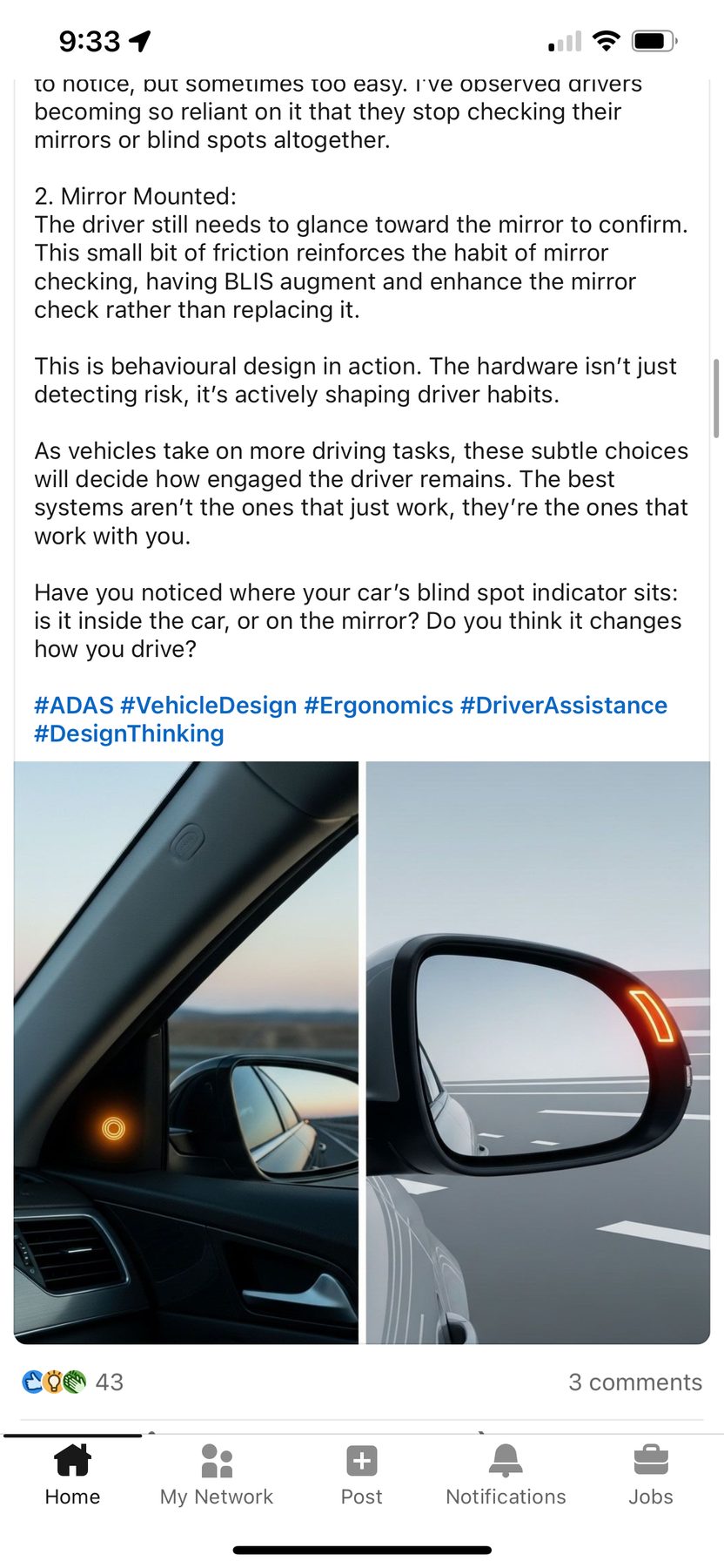 Wing mirror